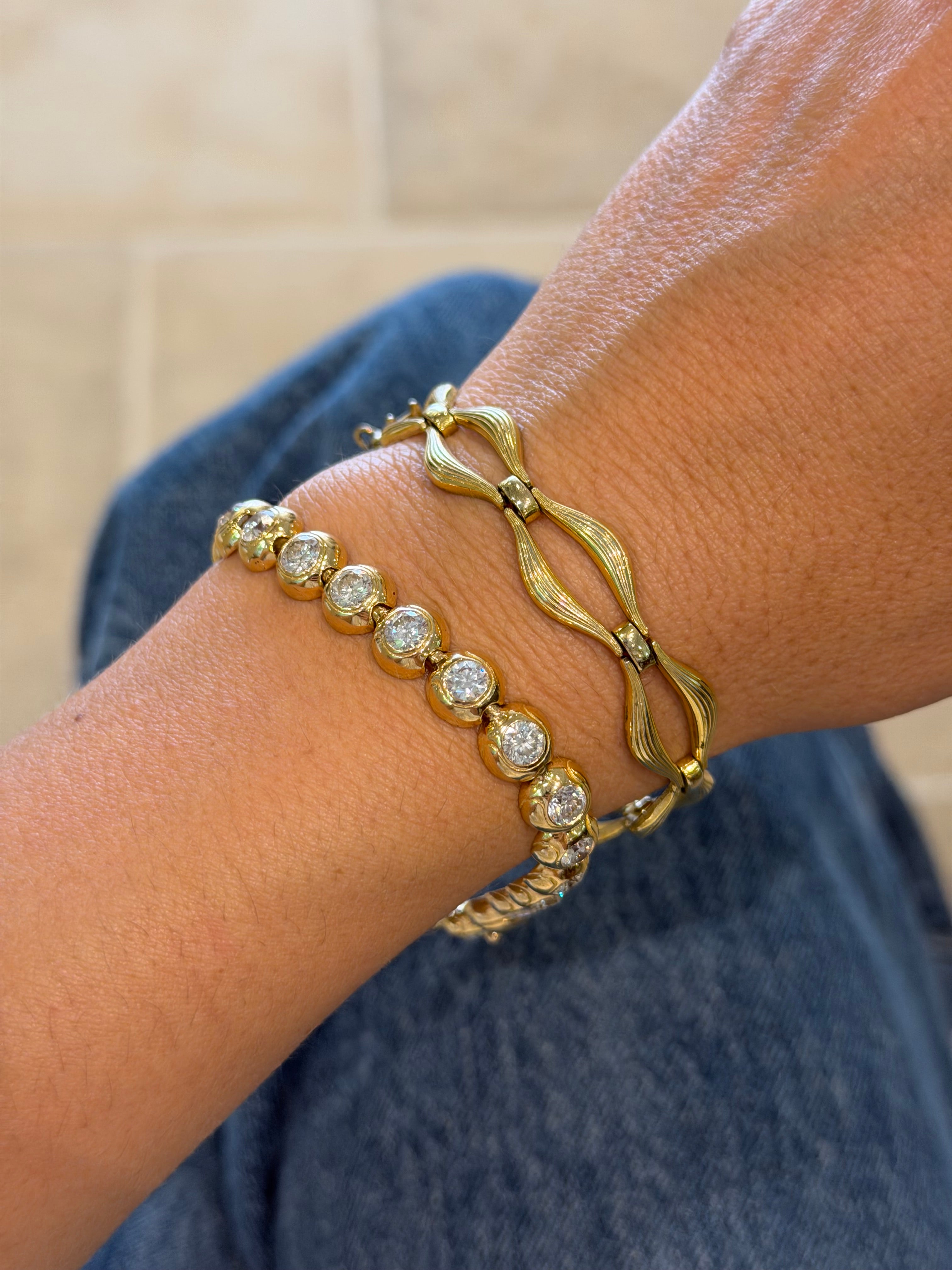 Vintage 9ct gold bracelet