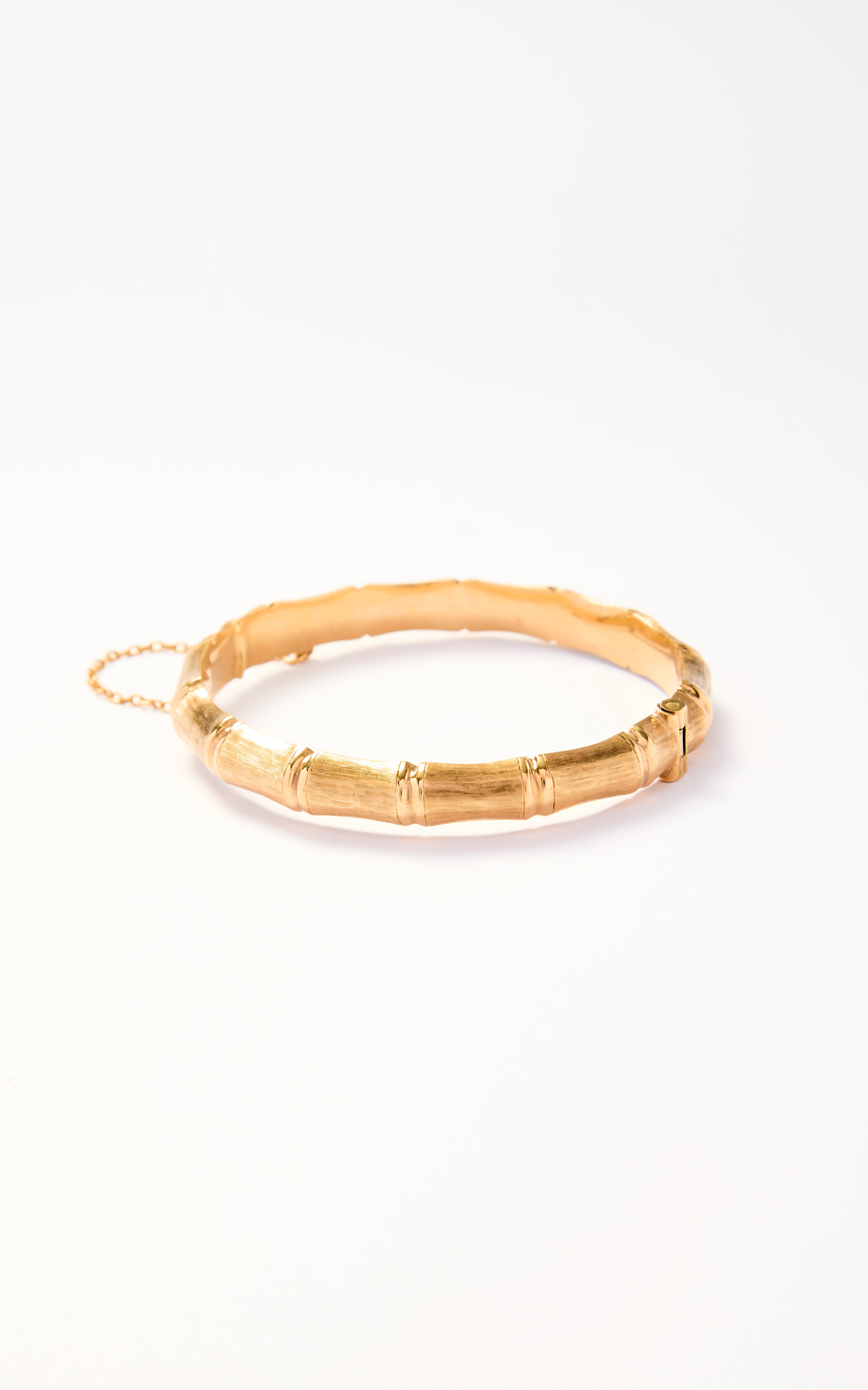 Vintage 9ct Gold Bamboo Bangle