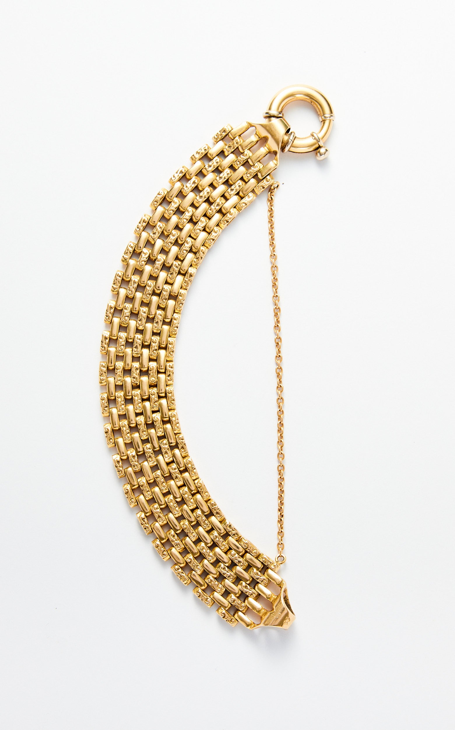 Antique 18ct Gold Gate Bracelet