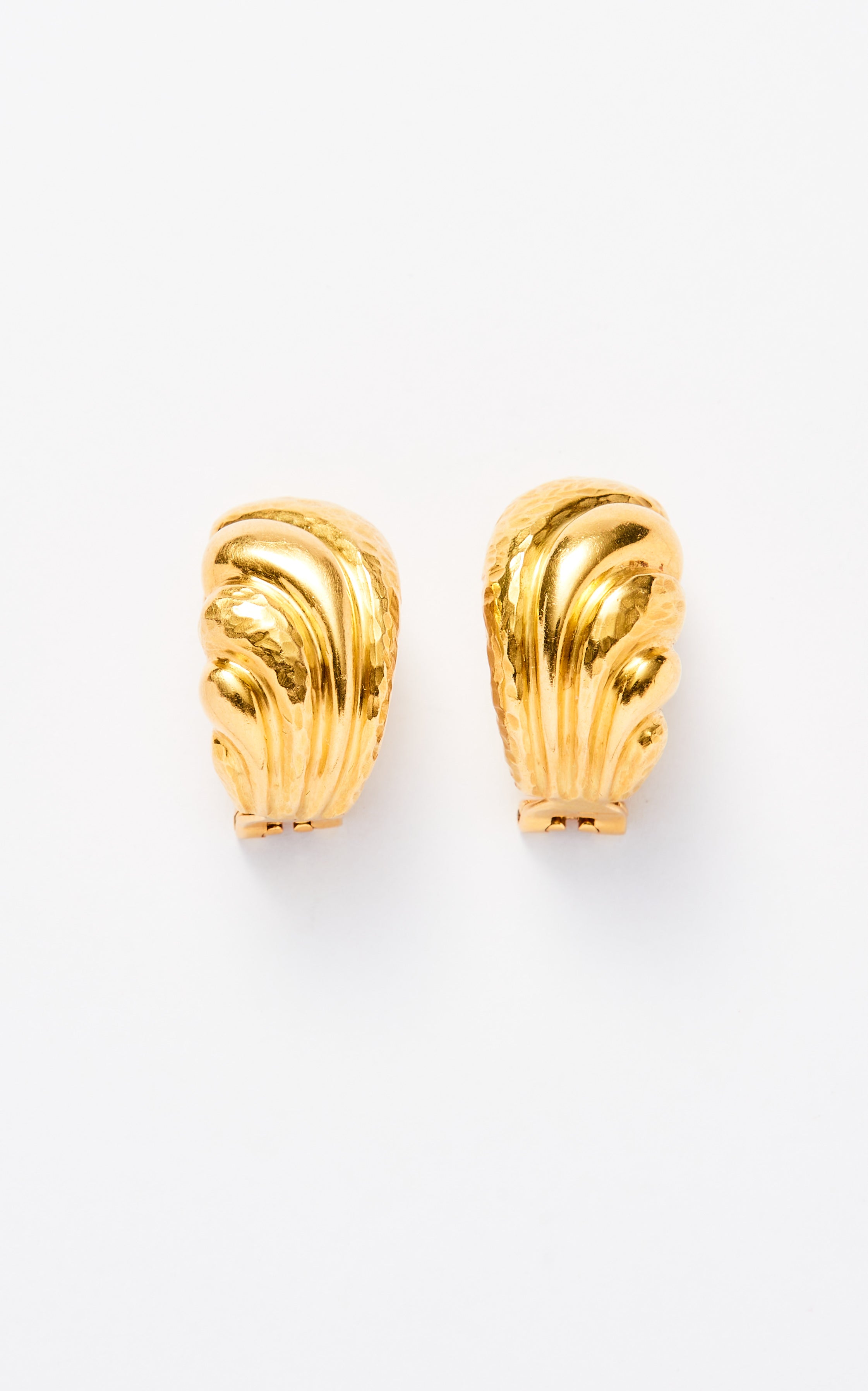 Vintage 18ct Gold Ear Clips
