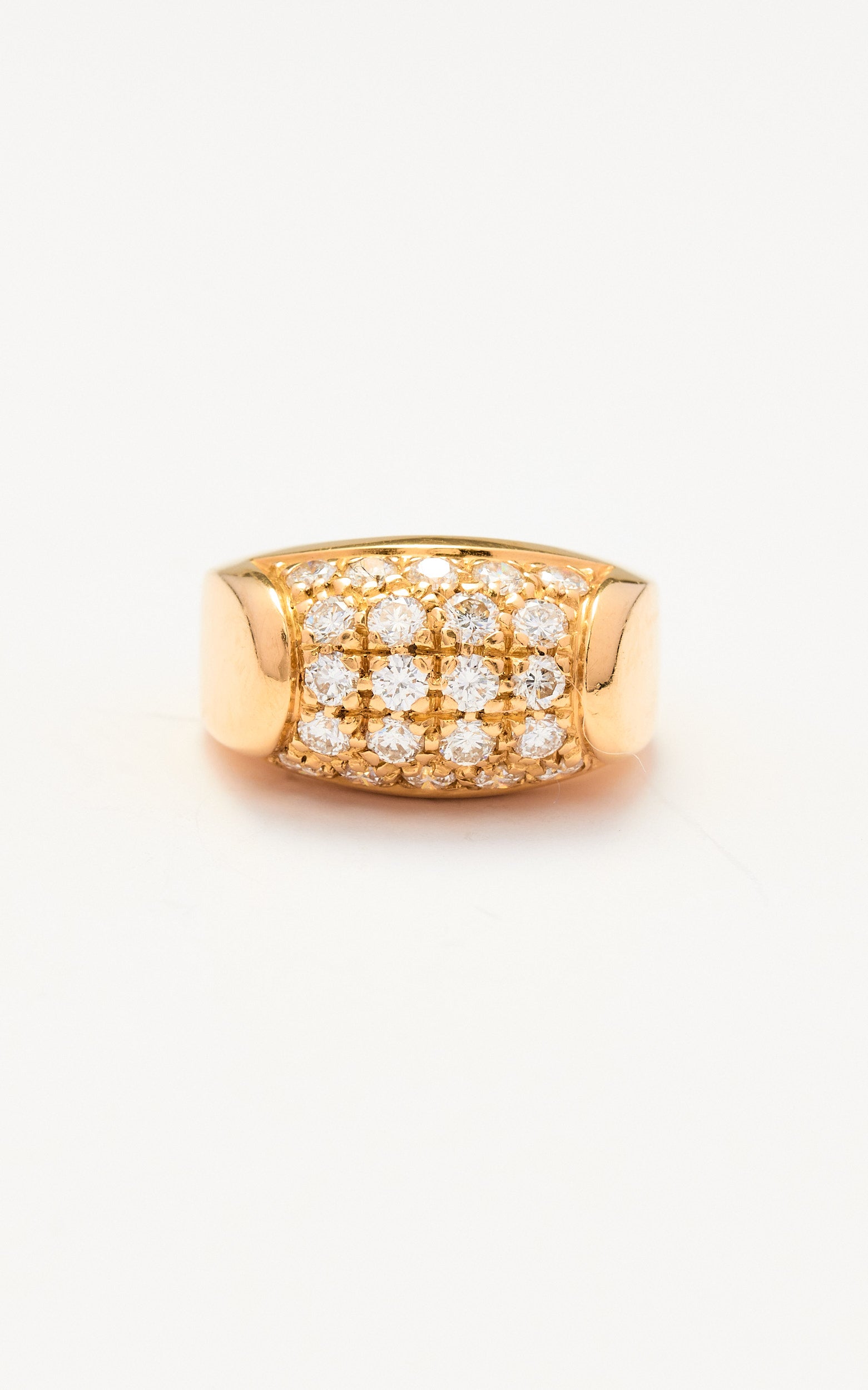 Bvlgari 18ct gold & diamond ring
