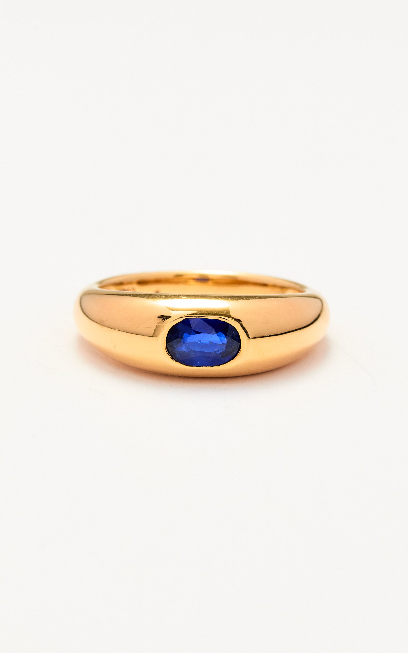 Vintage 18ct gold & sapphire ring