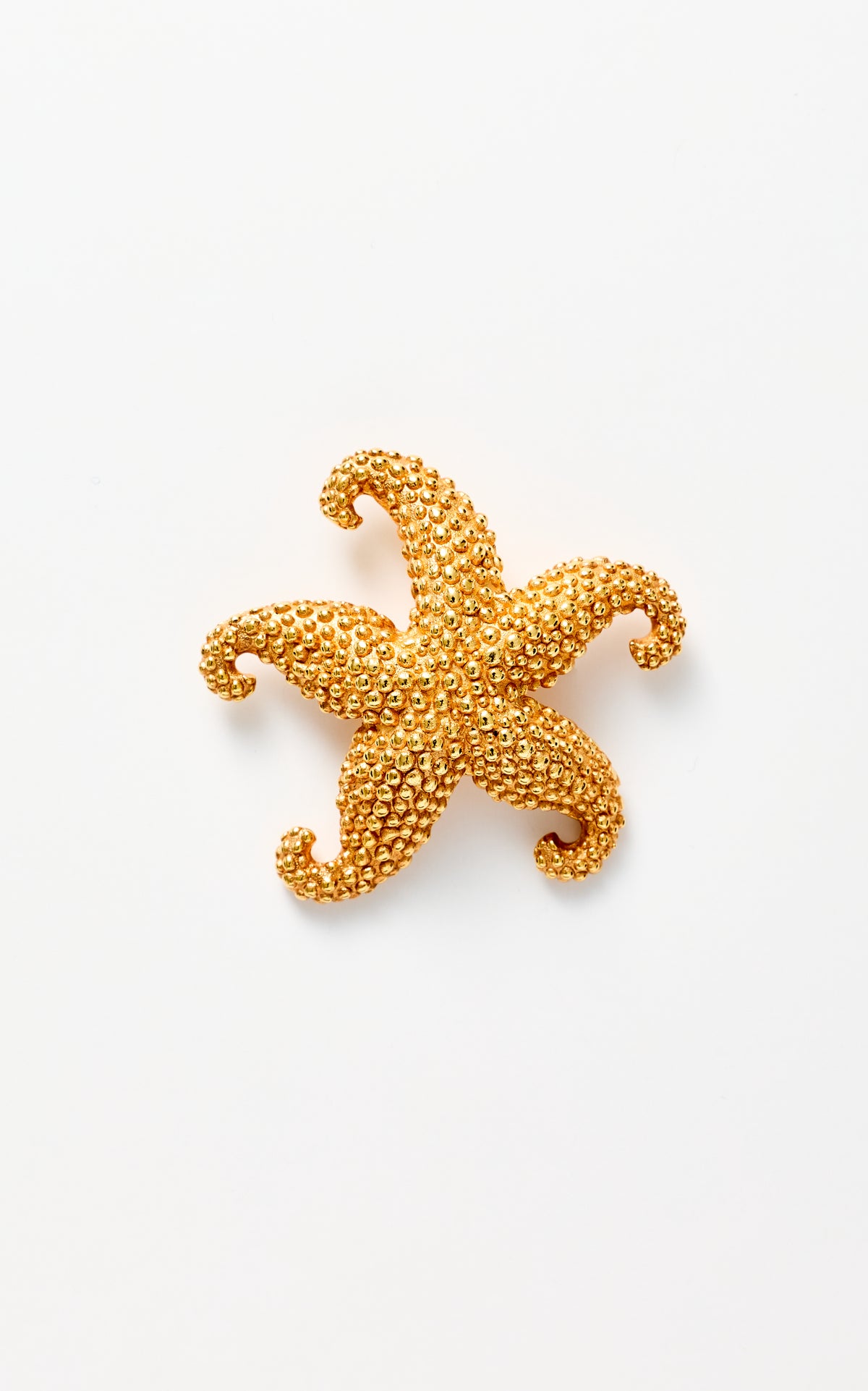 18ct gold starfish brooch/pendant
