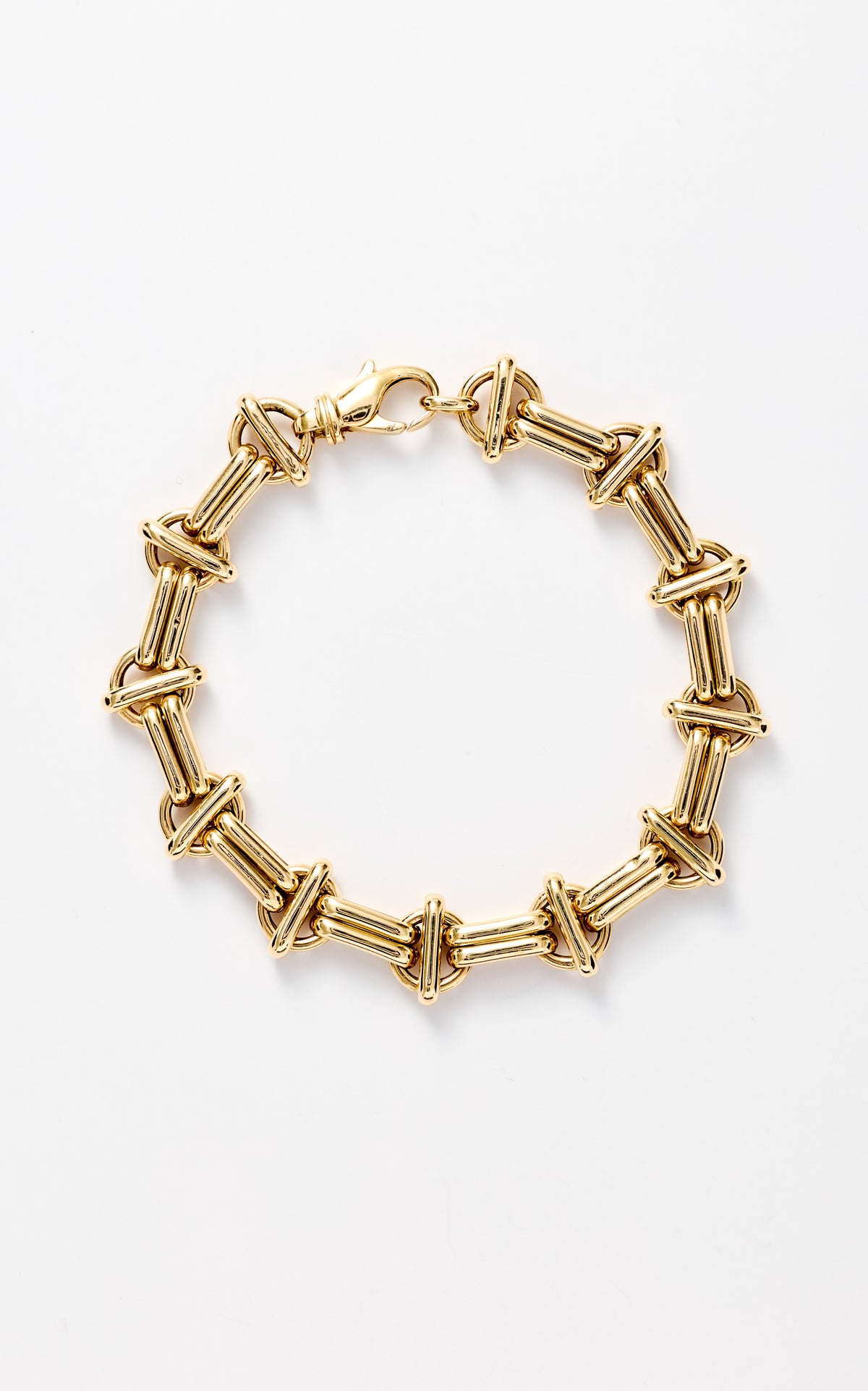 14ct gold link bracelet