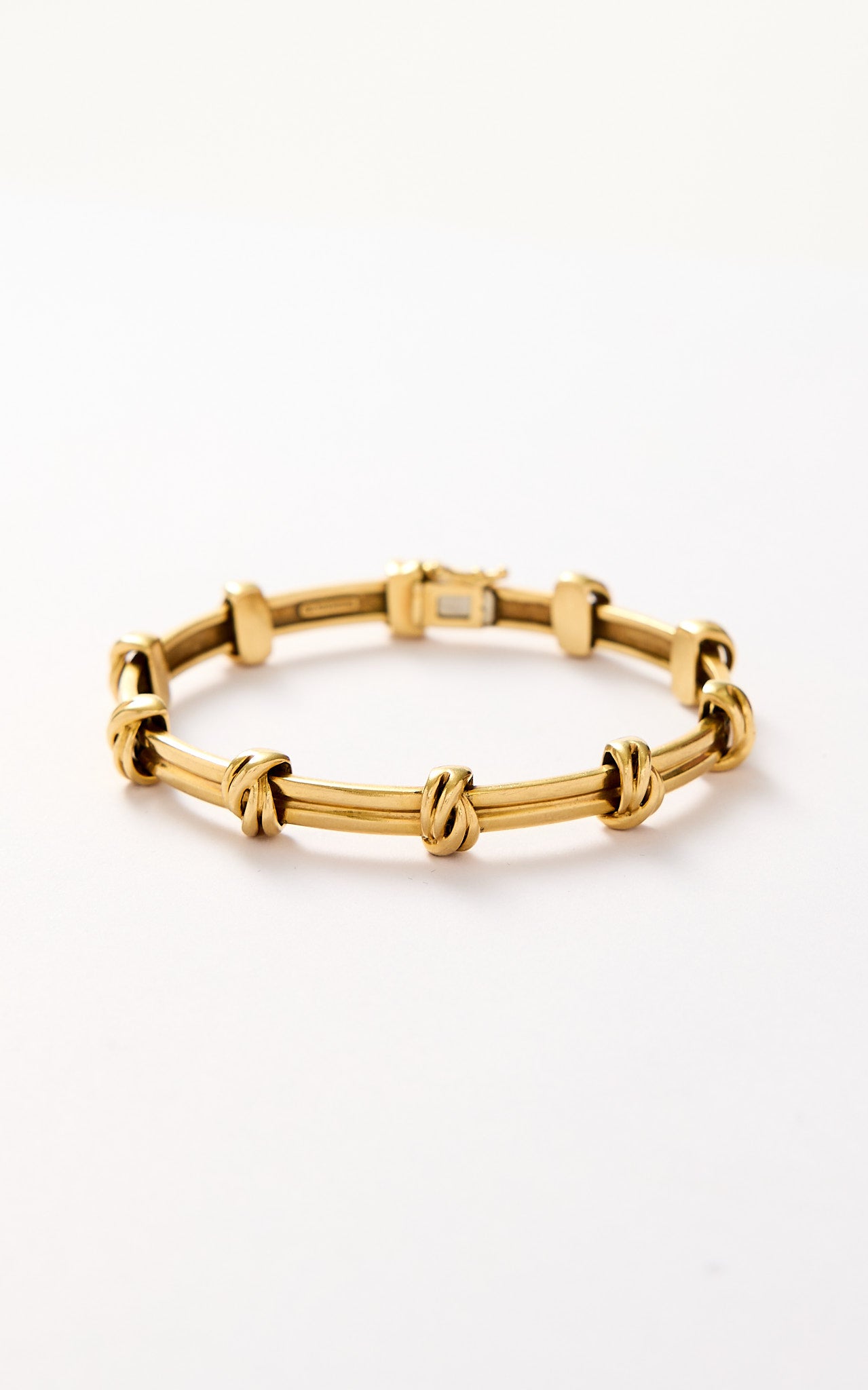 Rare vintage Tiffany & Co 18ct gold knot bracelet