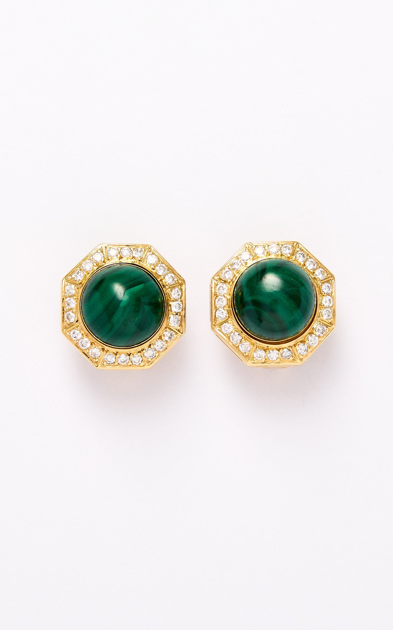 18ct gold & diamond transformable earrings