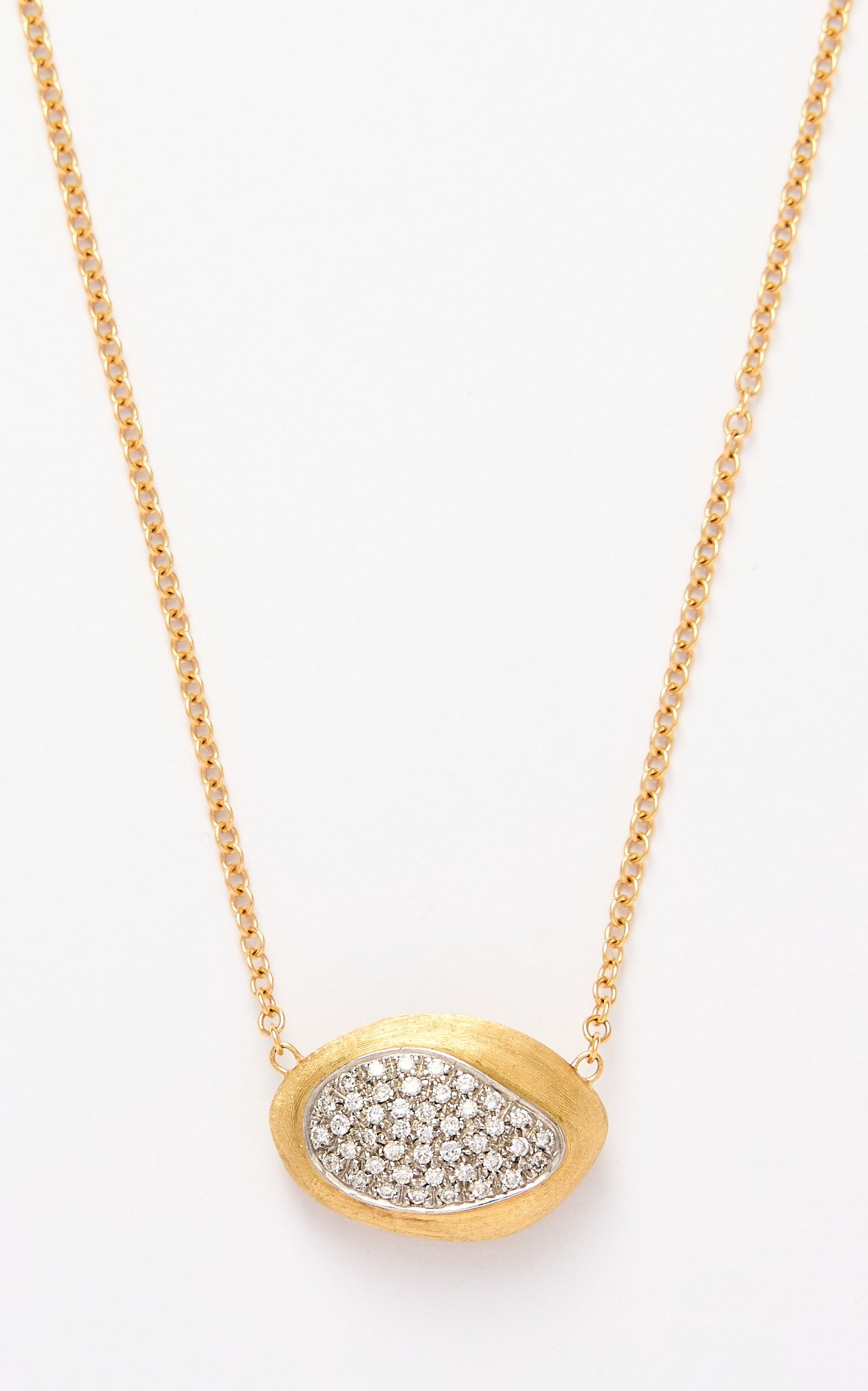 Vintage 18ct gold & diamond necklace