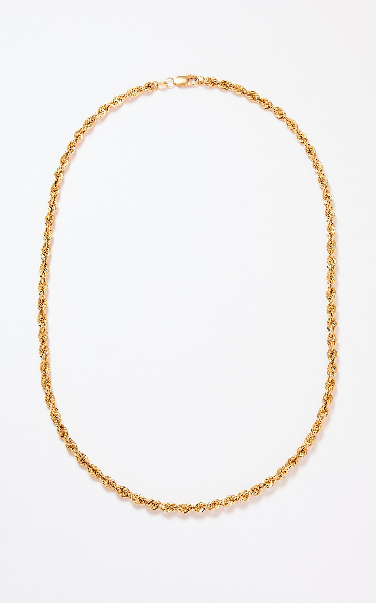 Vintage 18ct gold fancy basket weave chain.