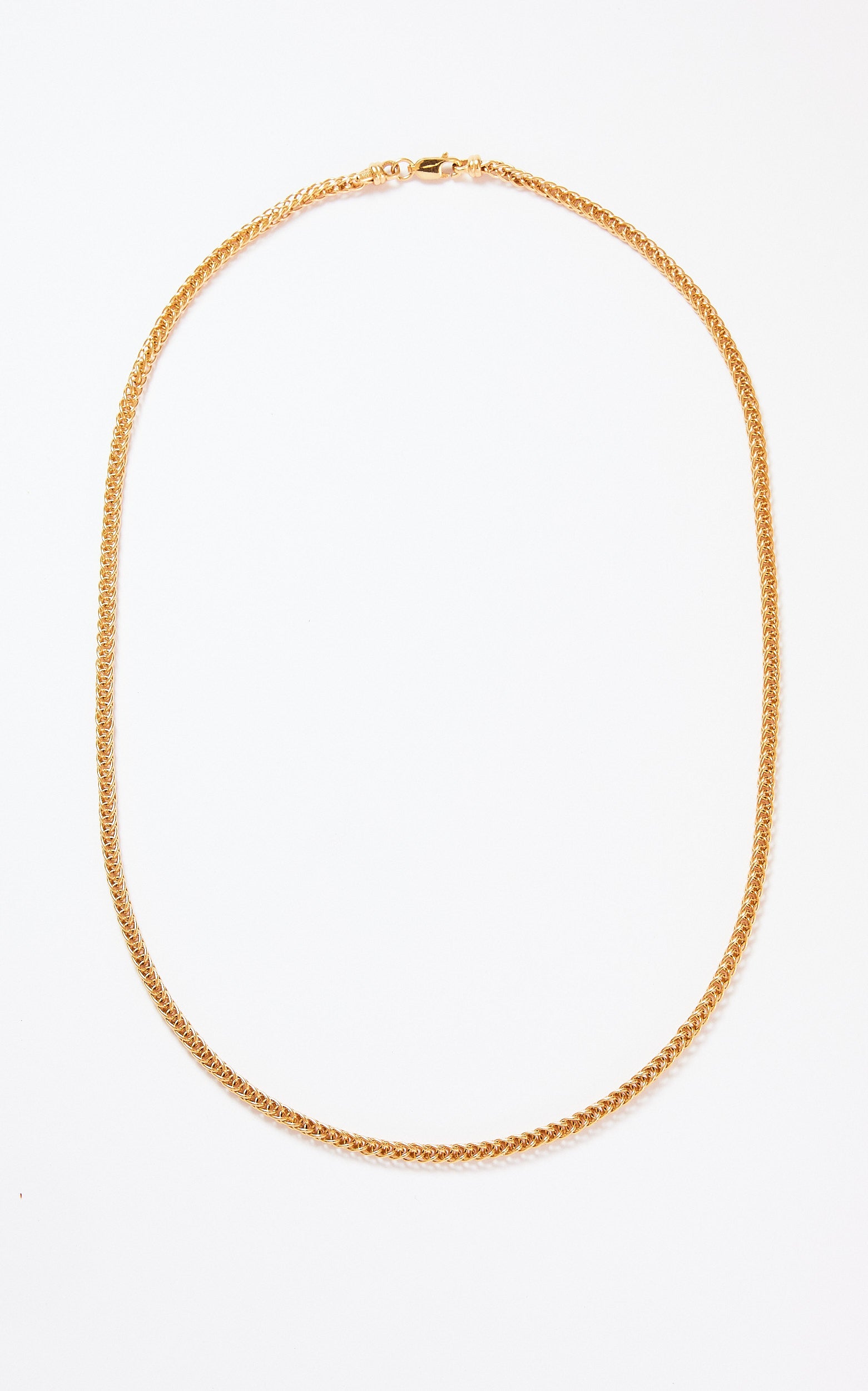 Vintage 9ct basket weave chain.