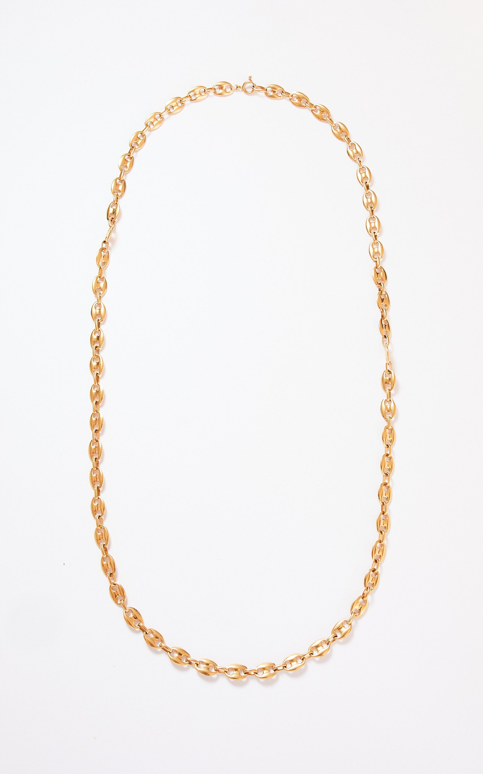 Vintage 18ct gold coffee bean chain - Main Image