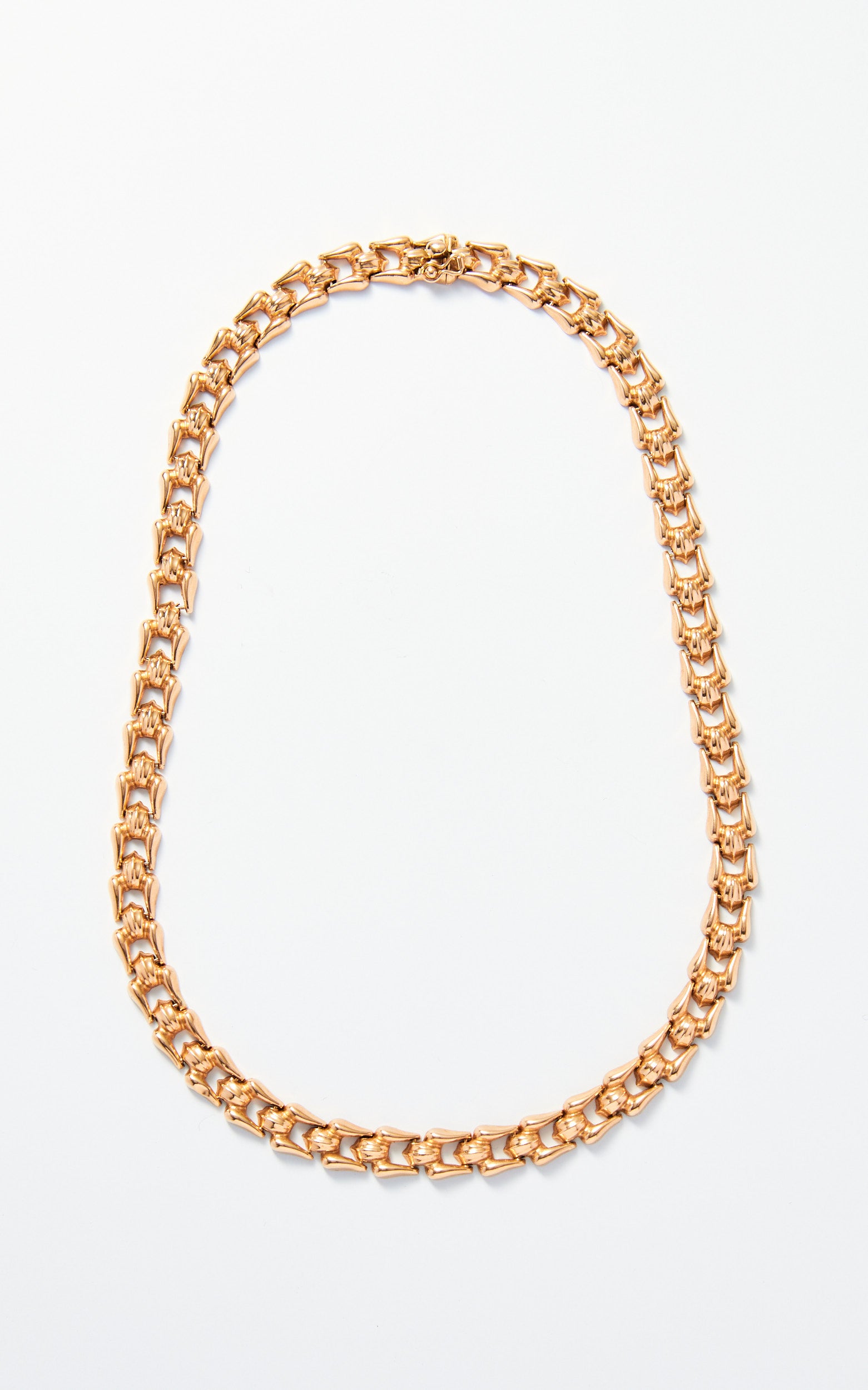 Vintage 18ct Gold Fancy Link Collar