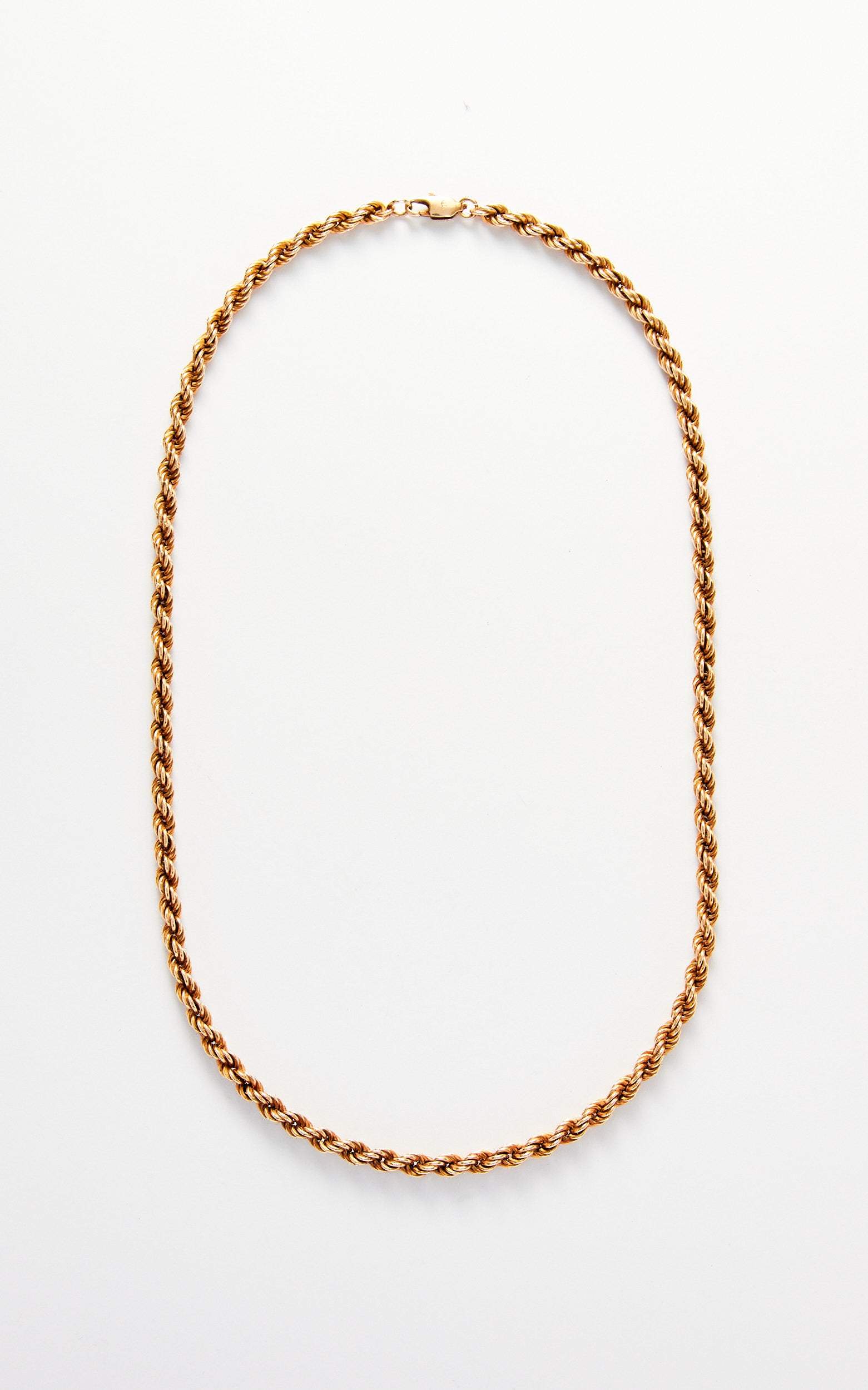 Vintage 9ct Gold Rope Chain