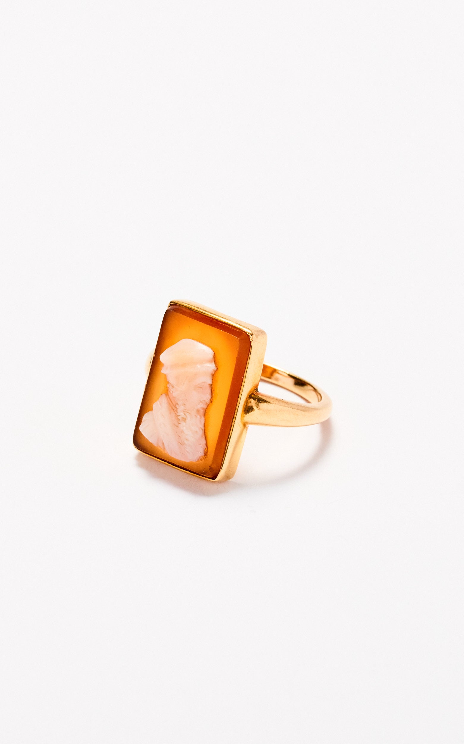 Antique 18ct Gold Carnelian Intaglio Ring