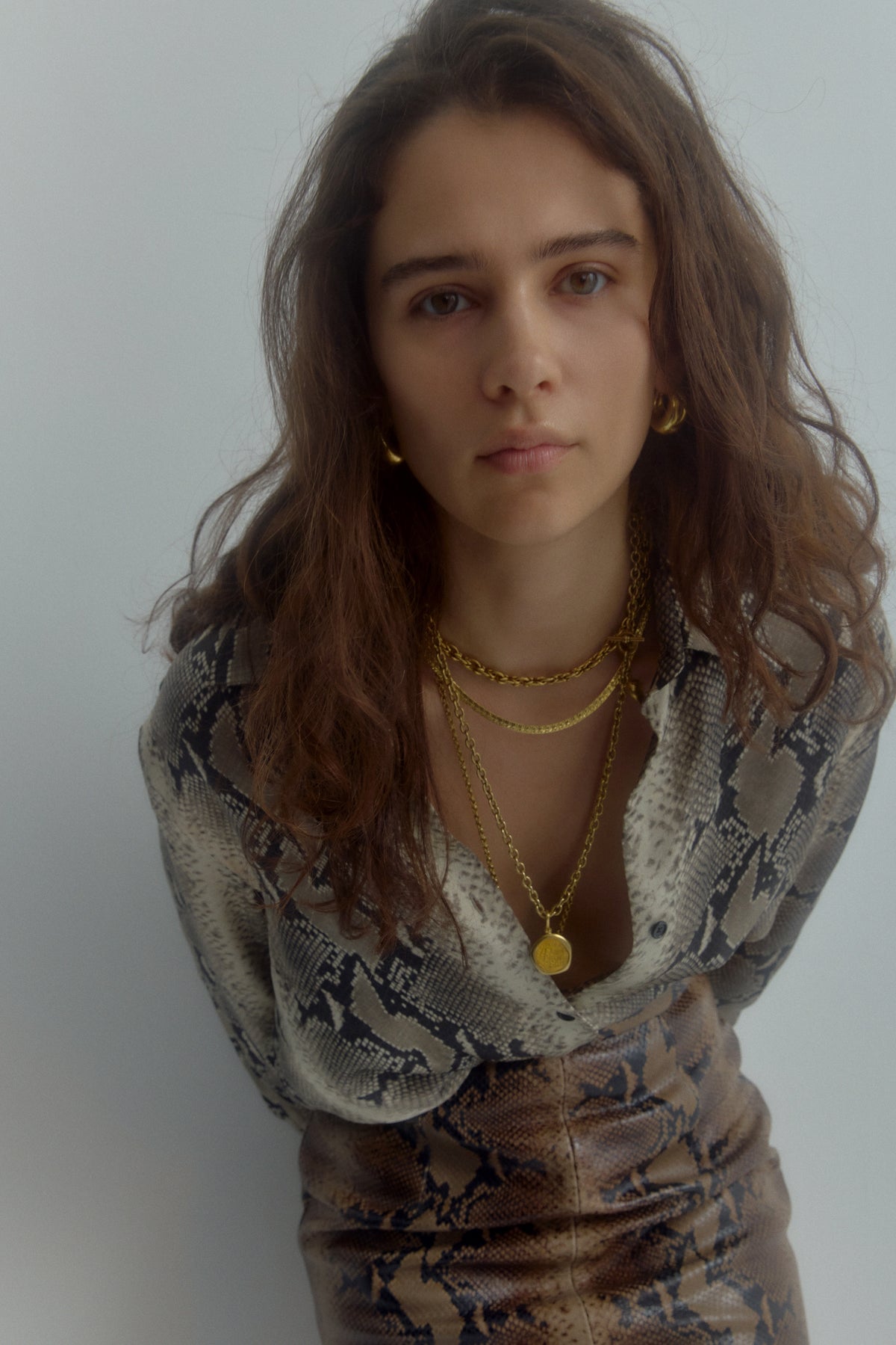 14ct gold herringbone necklace