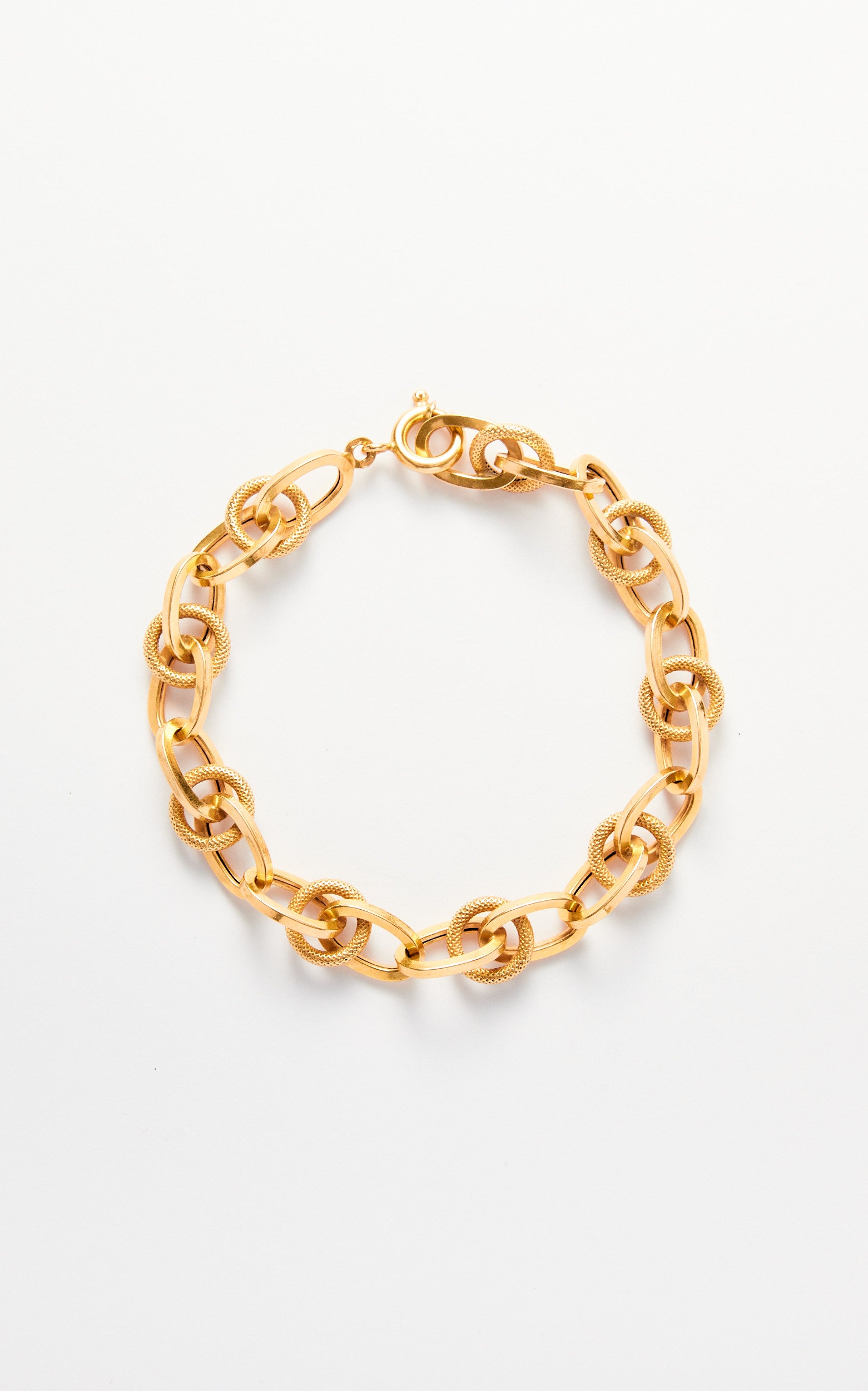 Vintage 18ct Gold Fancy Paperlink Bracelet