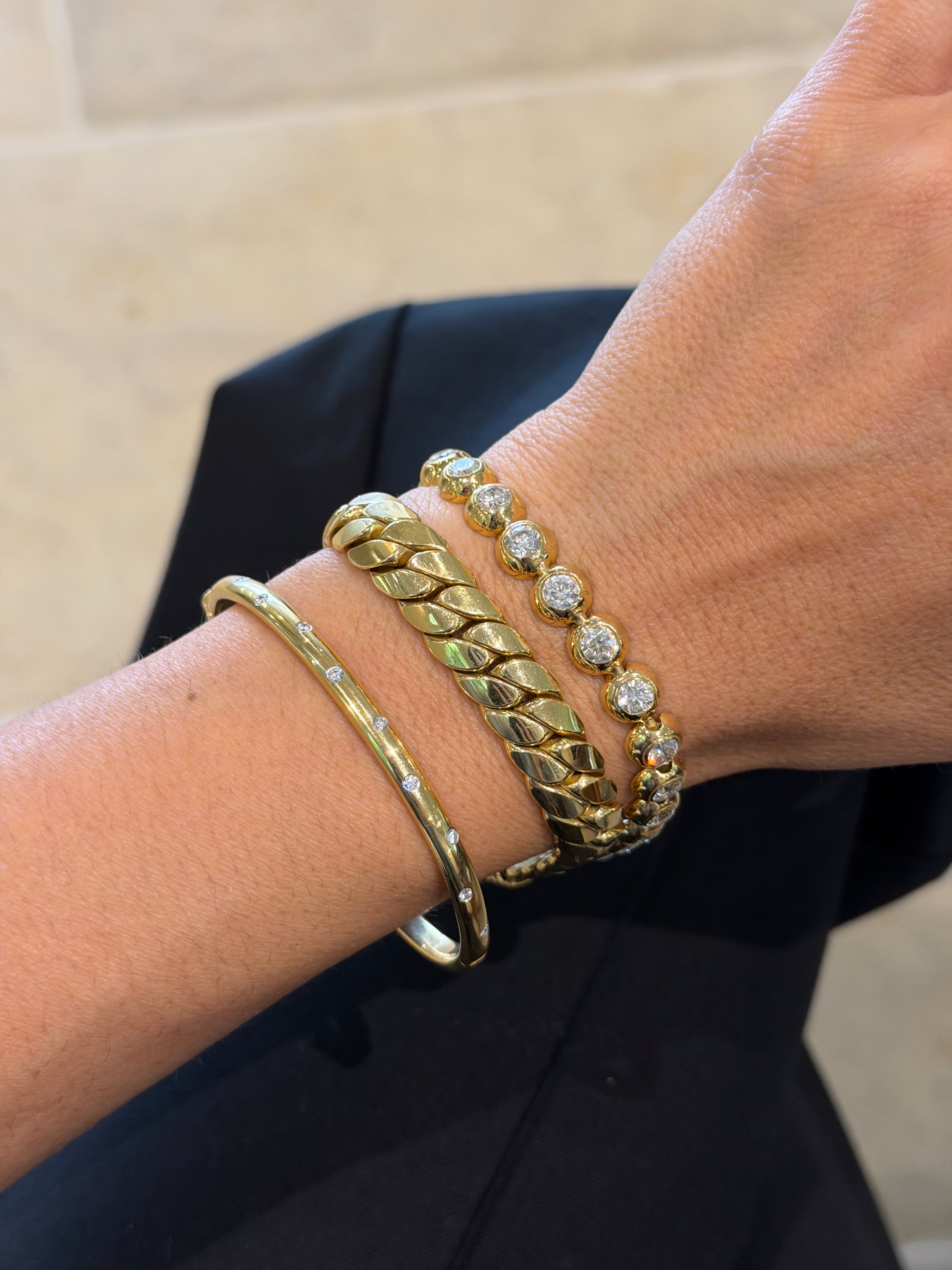 Vintage Tiffany & Co Diamond Bangle