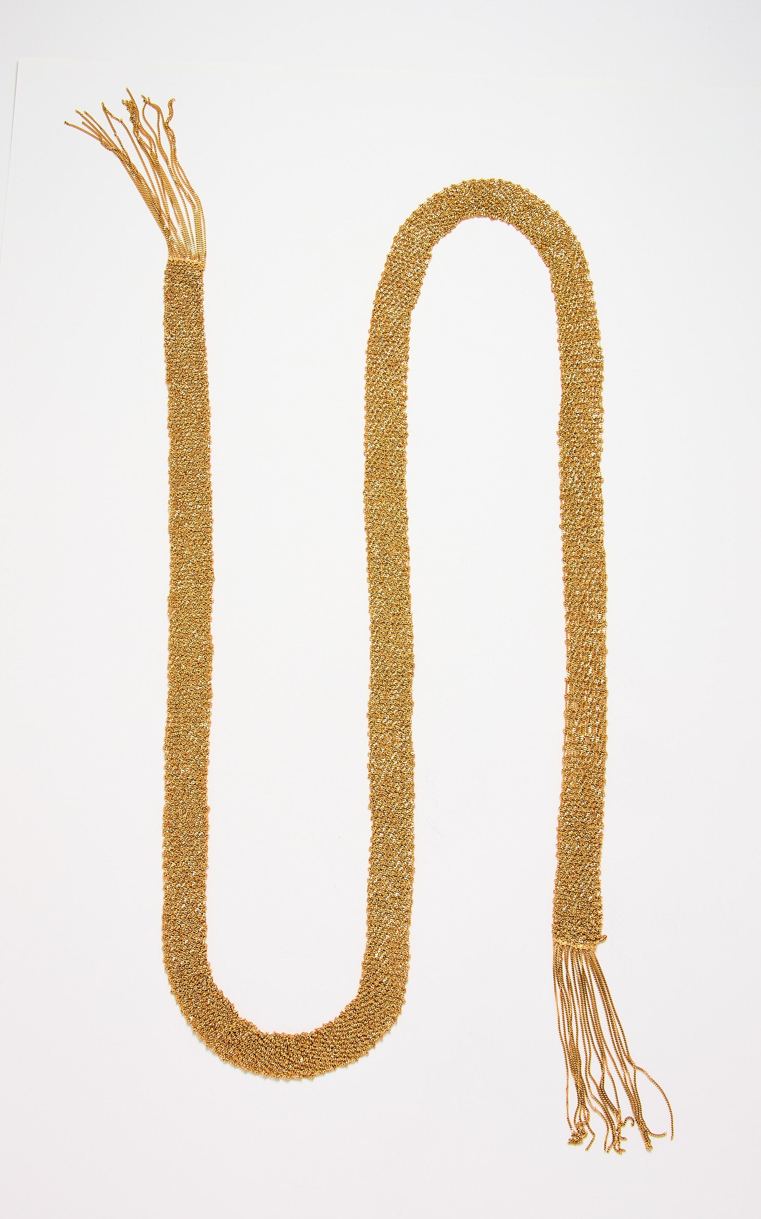 Vintage 18ct Gold Mesh Necklace