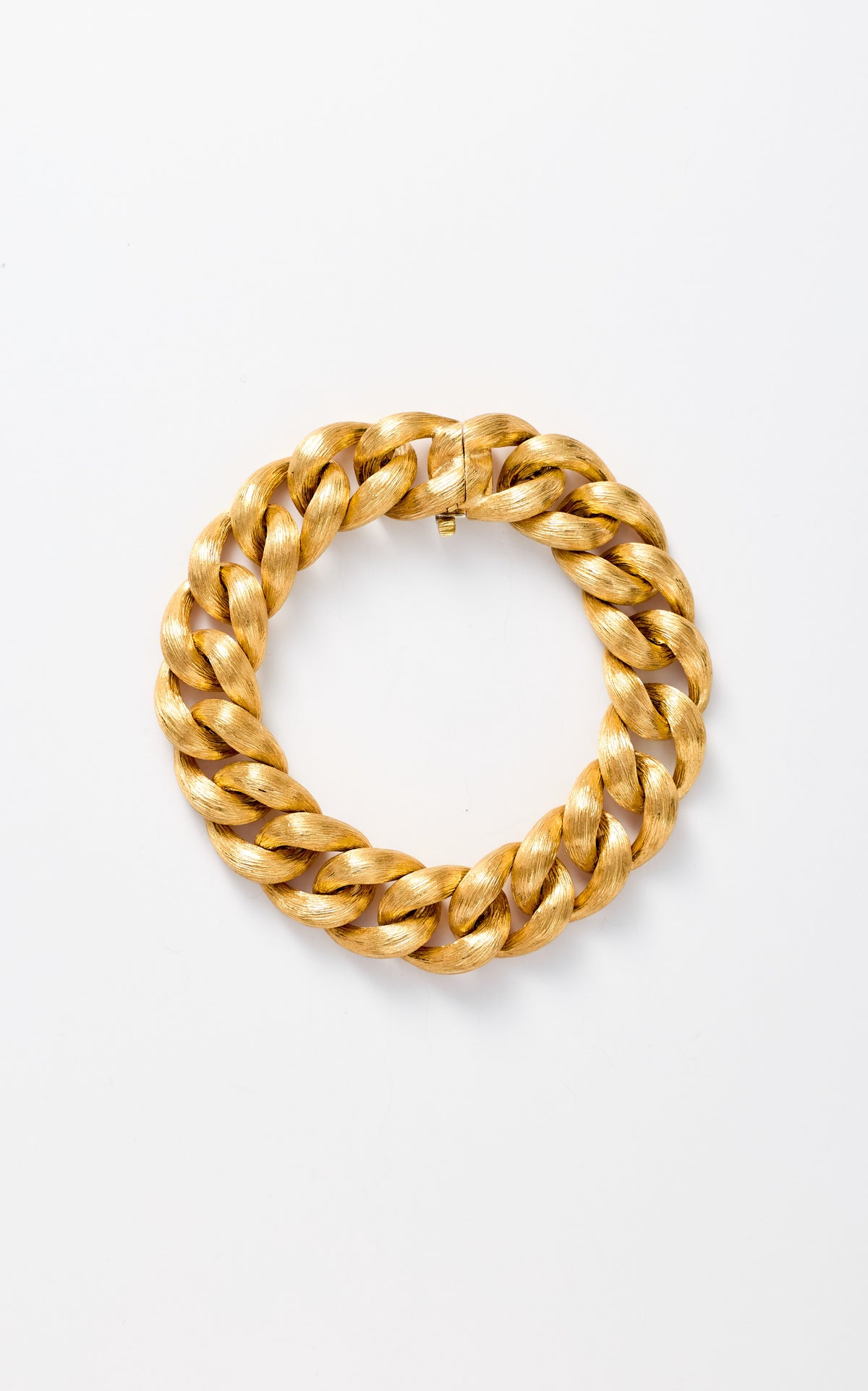 Henry Dunay 18ct gold curb link bracelet