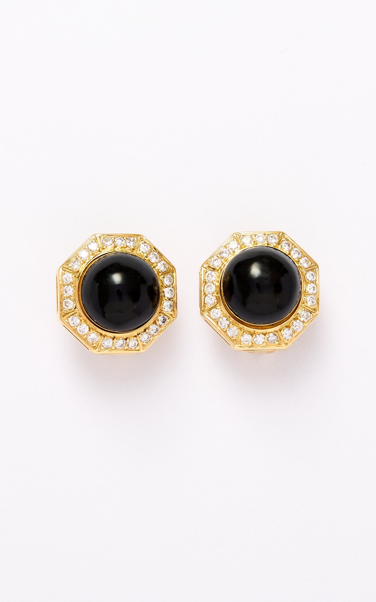 18ct gold & diamond transformable earrings