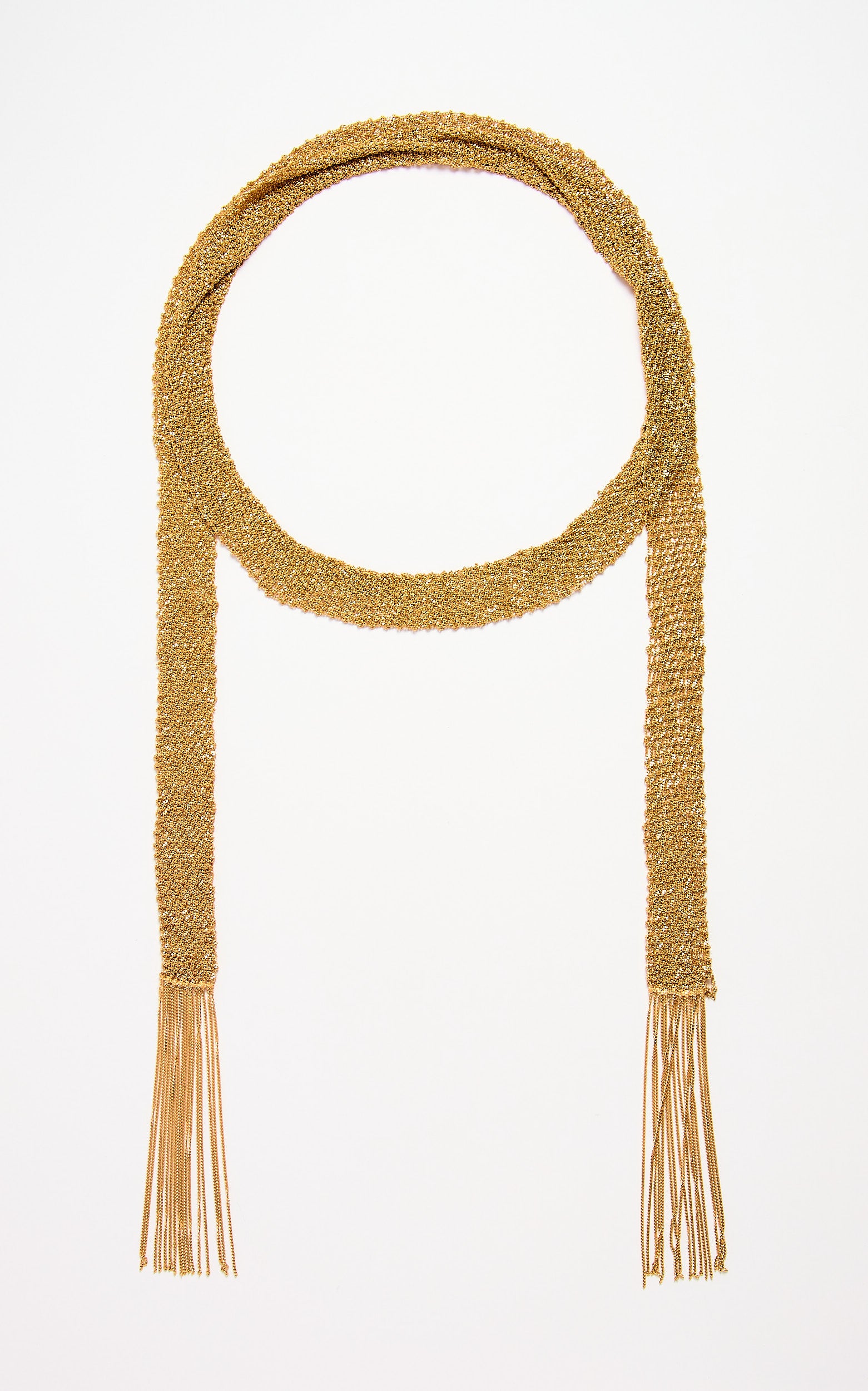 Vintage 18ct Gold Mesh Necklace