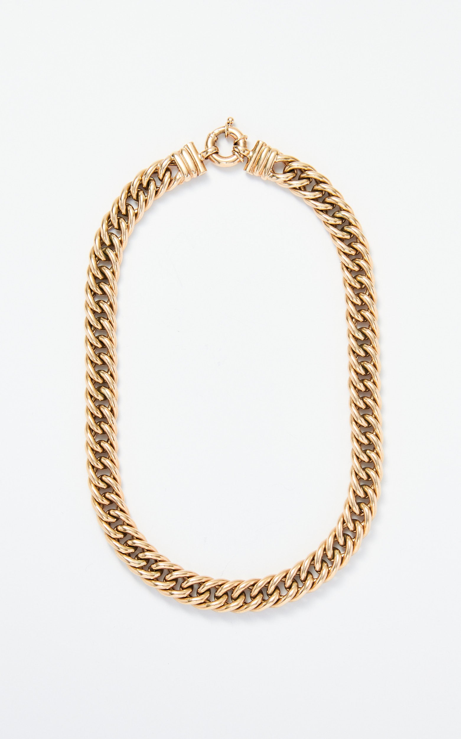 Vintage 9ct gold curb chain