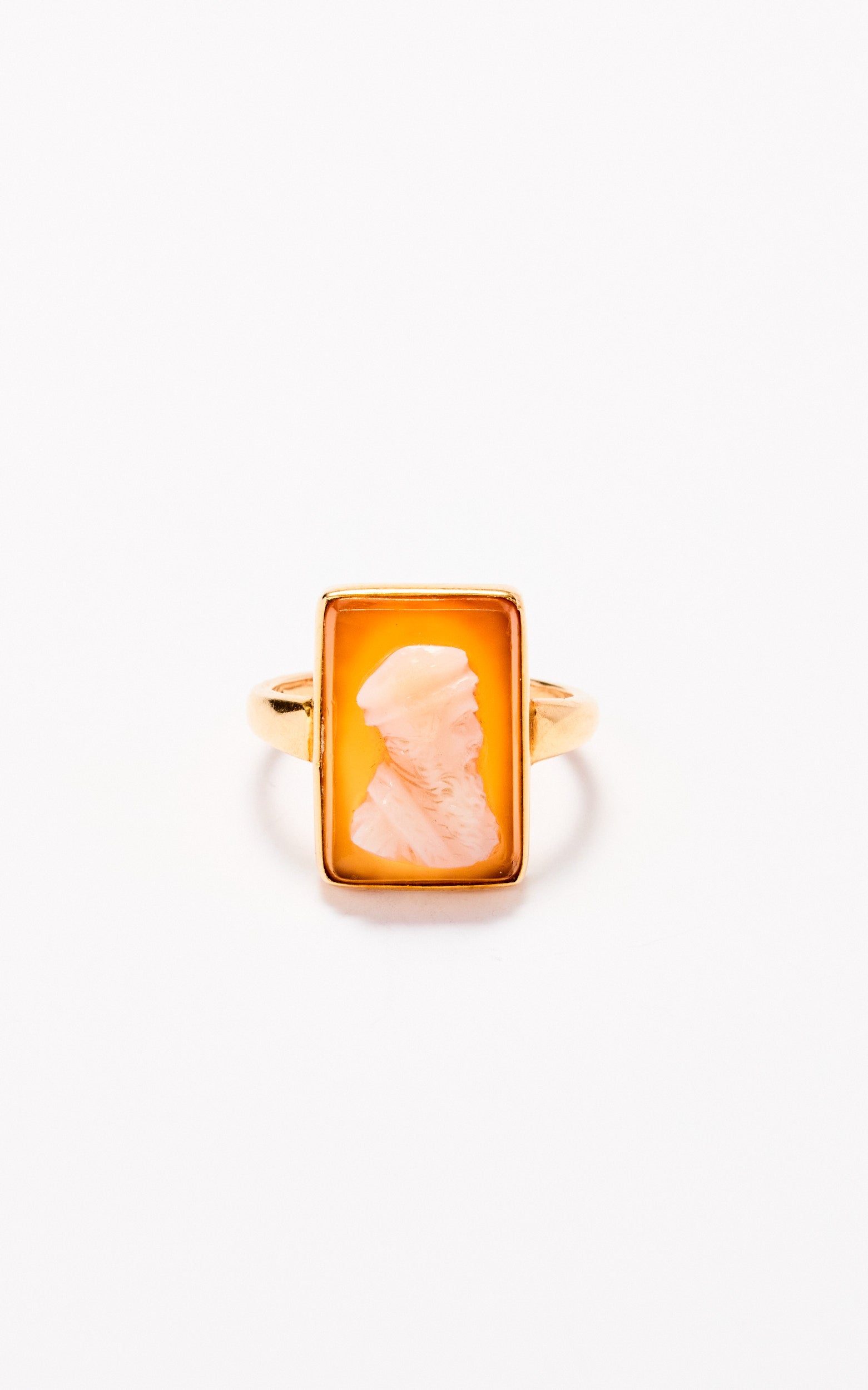 Antique 18ct Gold Carnelian Intaglio Ring