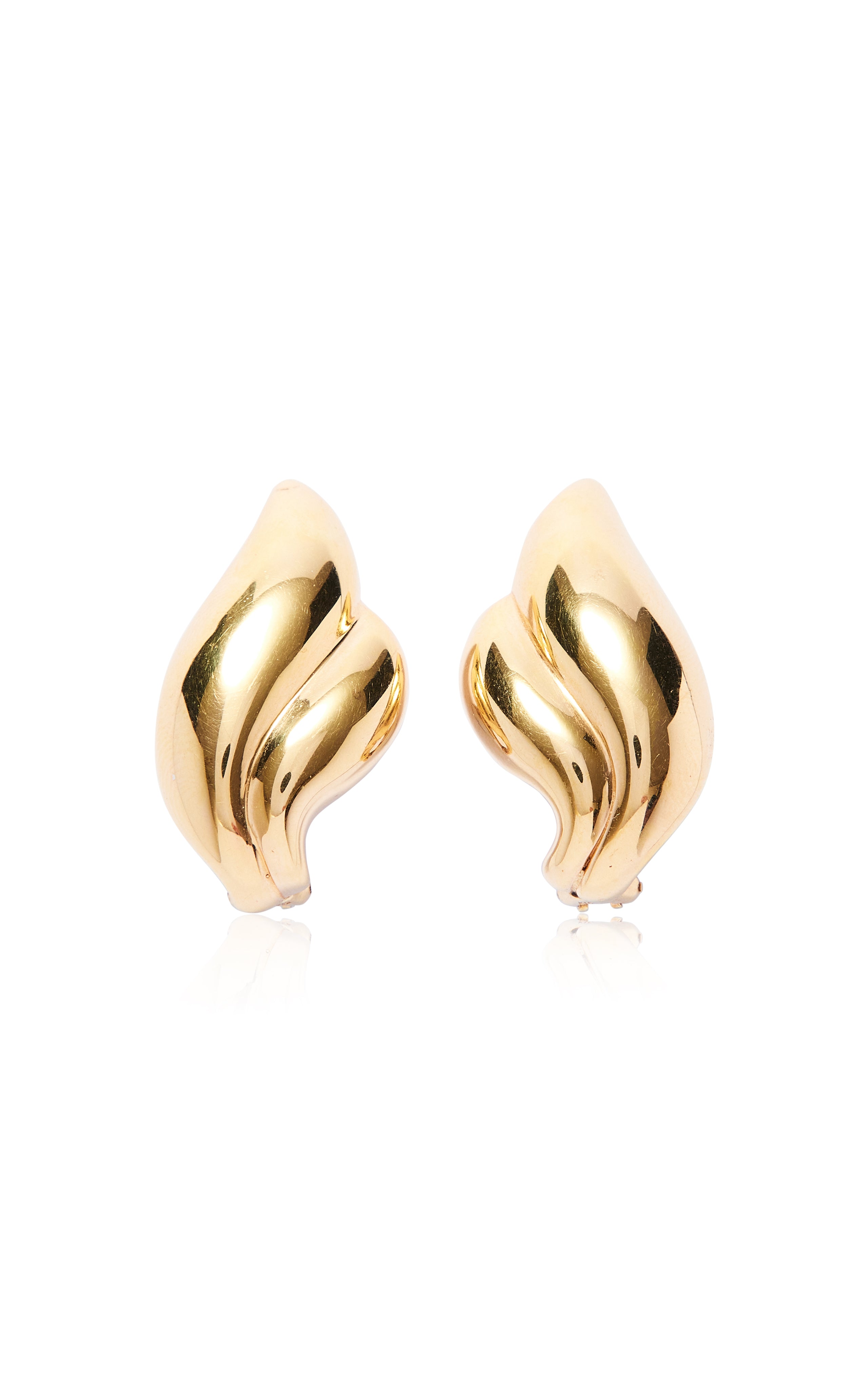 Vintage 18ct Gold Wing Earring